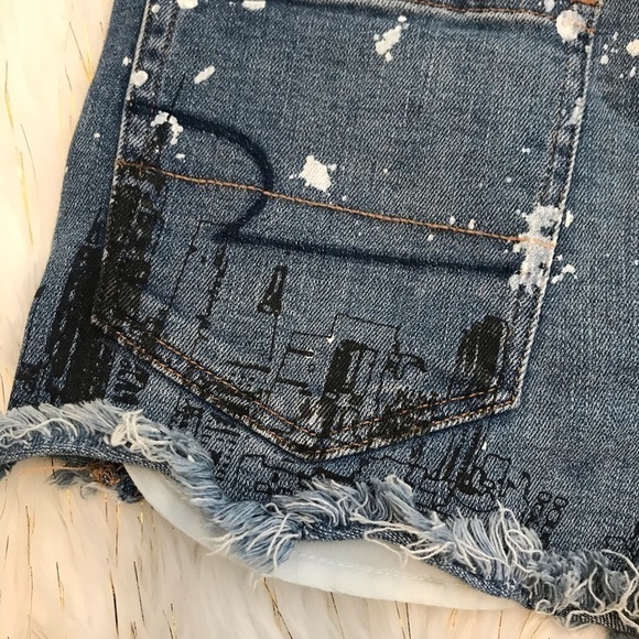 American Eagle Vintage High-Rise Festival Shorts - Picture 8 of 8